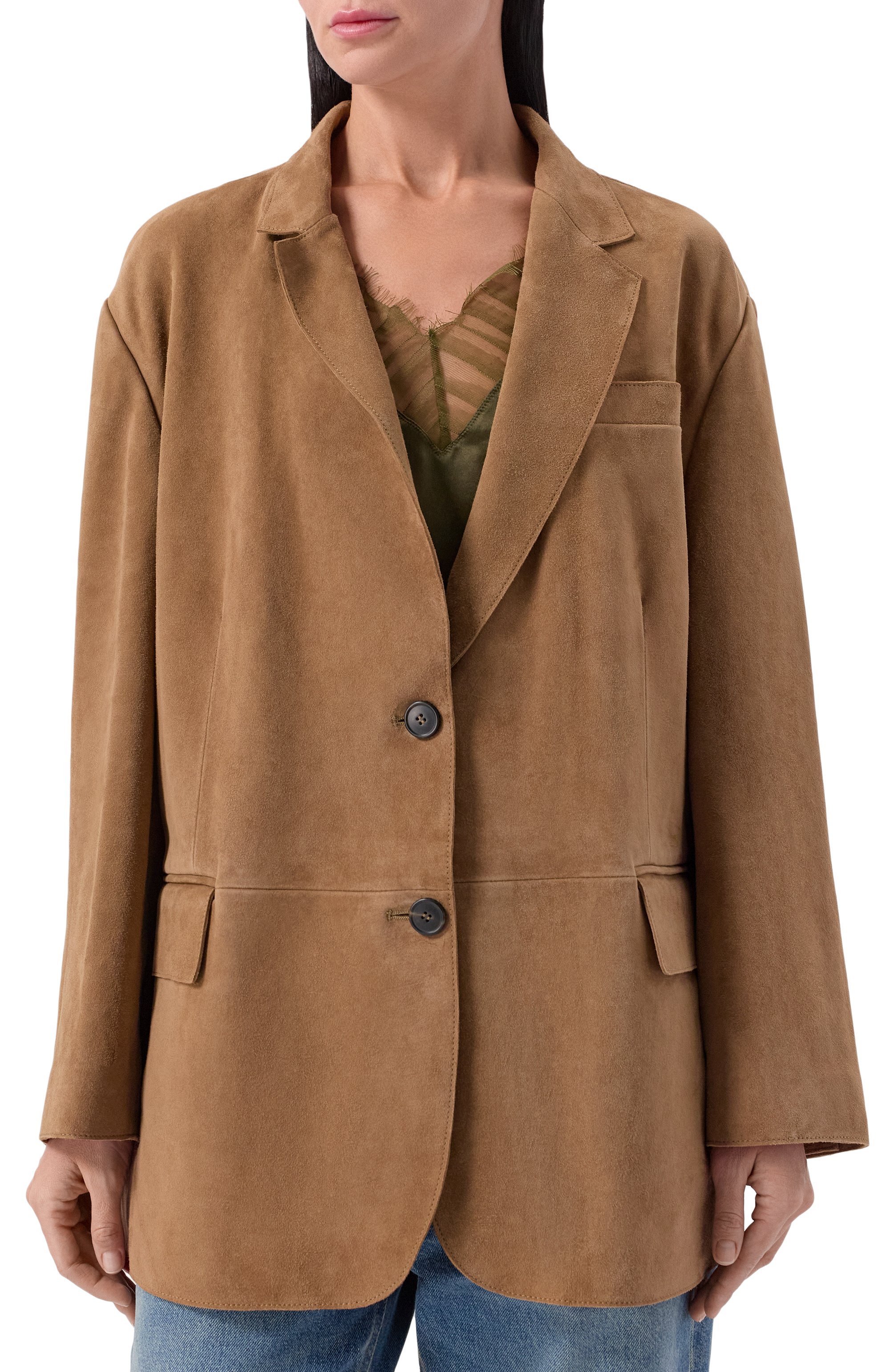 Замшевый жакет WEEKEND MAX MARA, арт. R0LANDA, фото 3