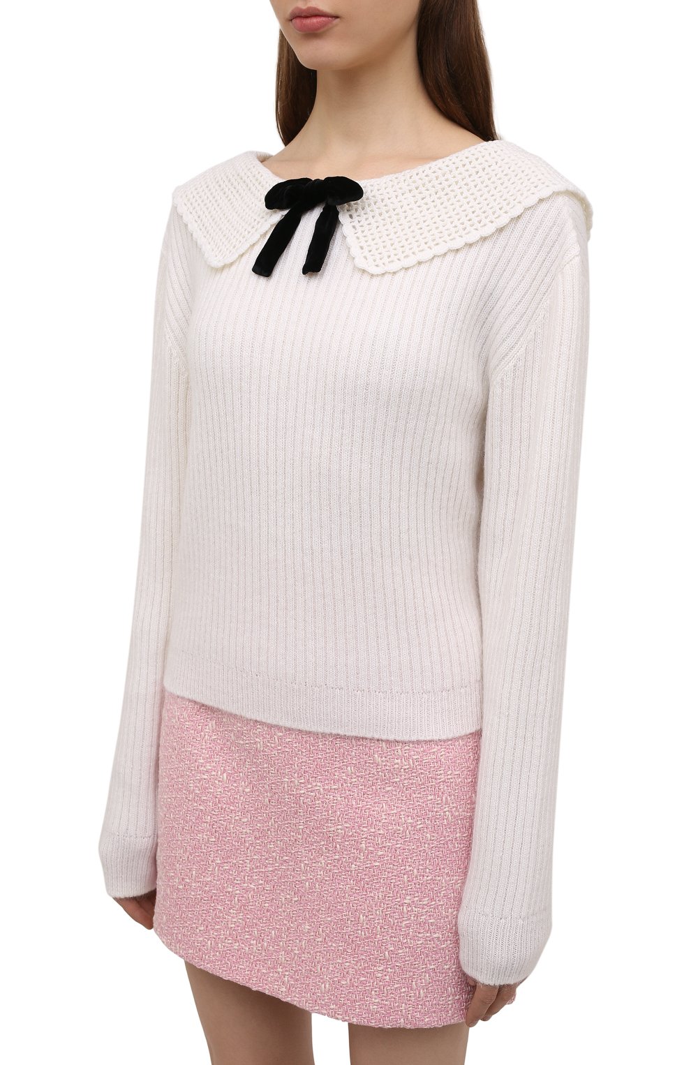 Пуловер из шерсти и кашемира MIU MIU, арт. MML478-1Y4L-F0009, фото 3