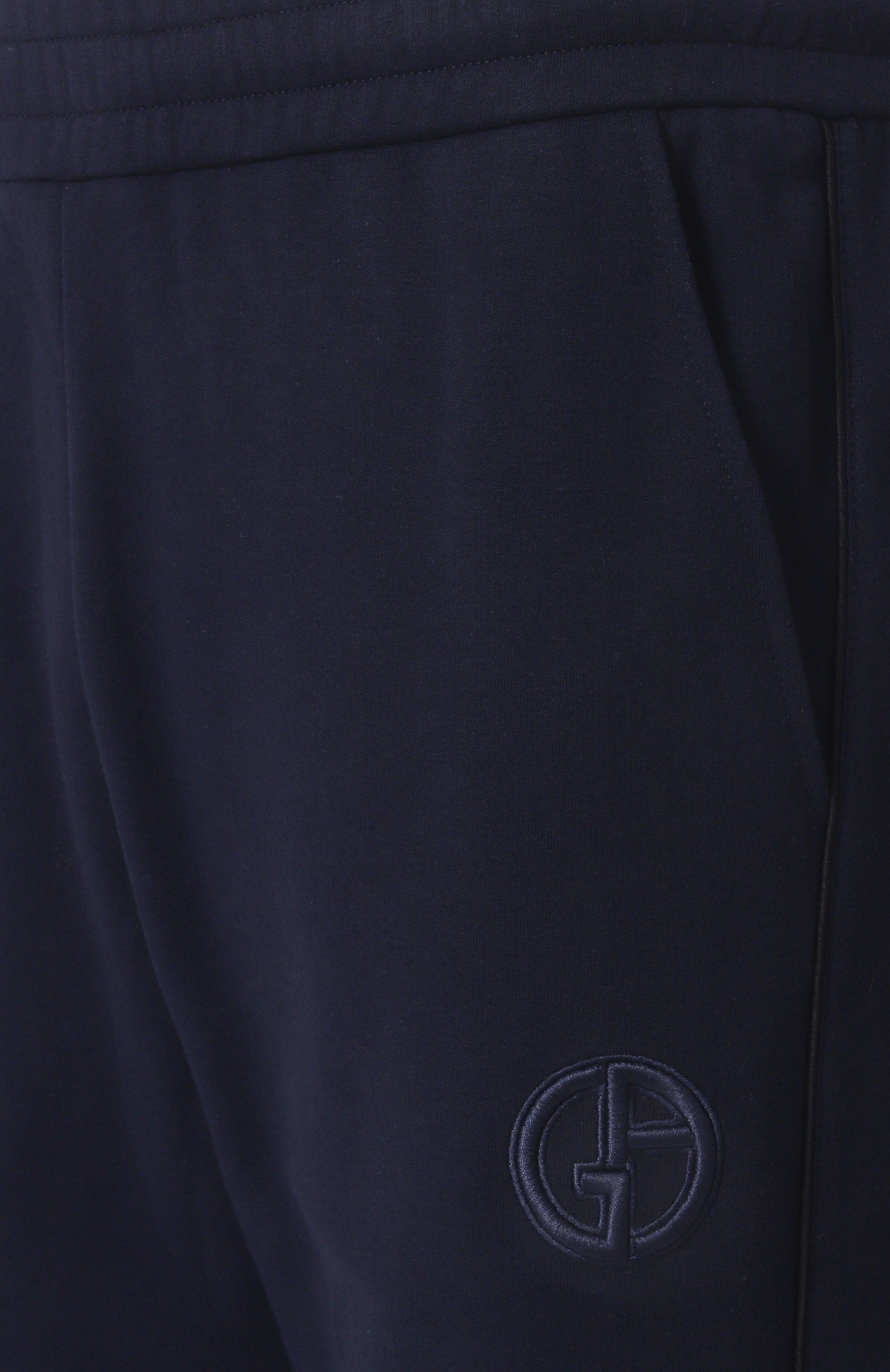 Джоггеры из хлопка и кашемира GIORGIO ARMANI, арт. GM001097/TE11705, фото 6