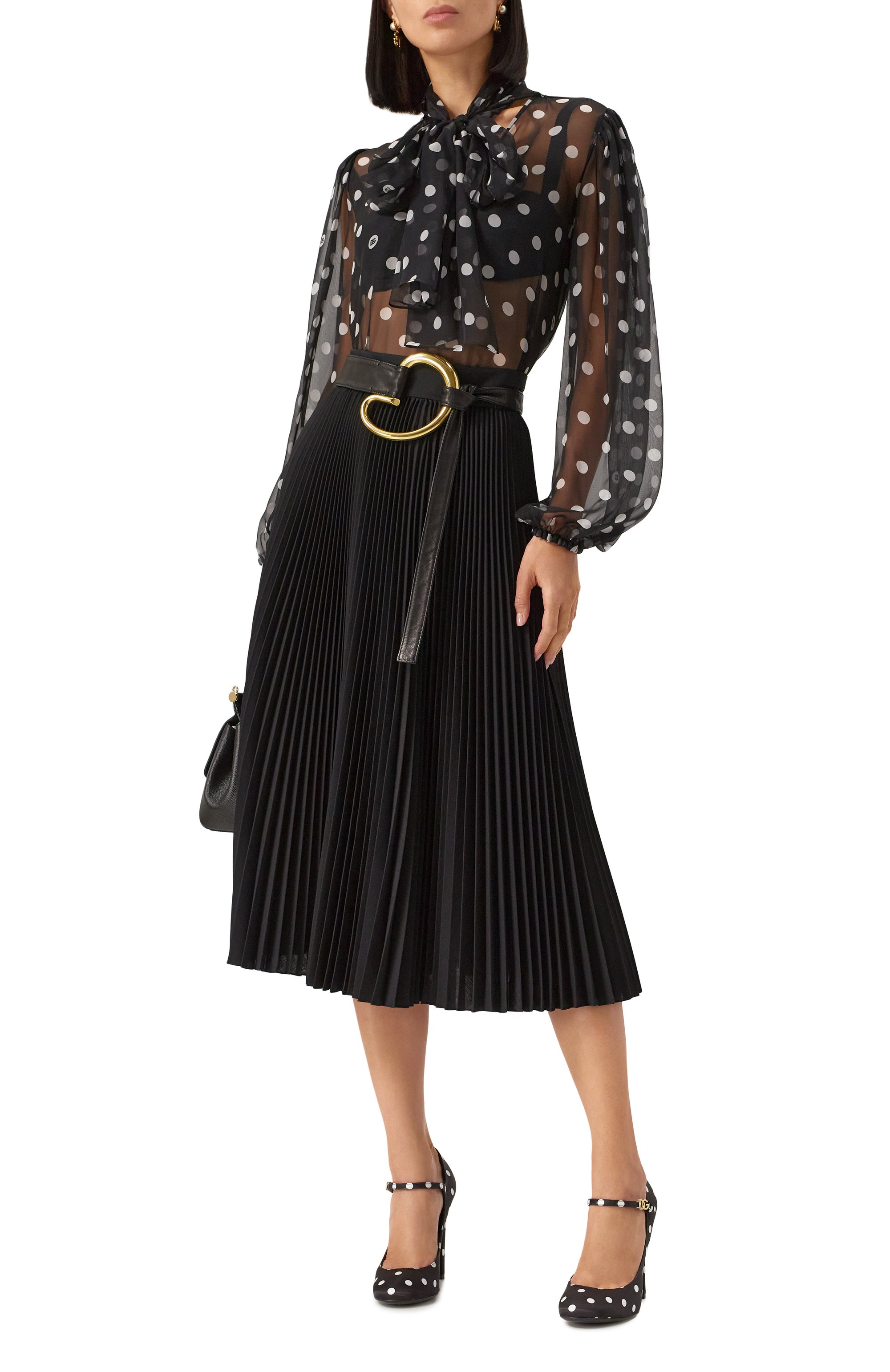 Шелковая блузка DOLCE & GABBANA, арт. F778TT/IS1VH, фото 2