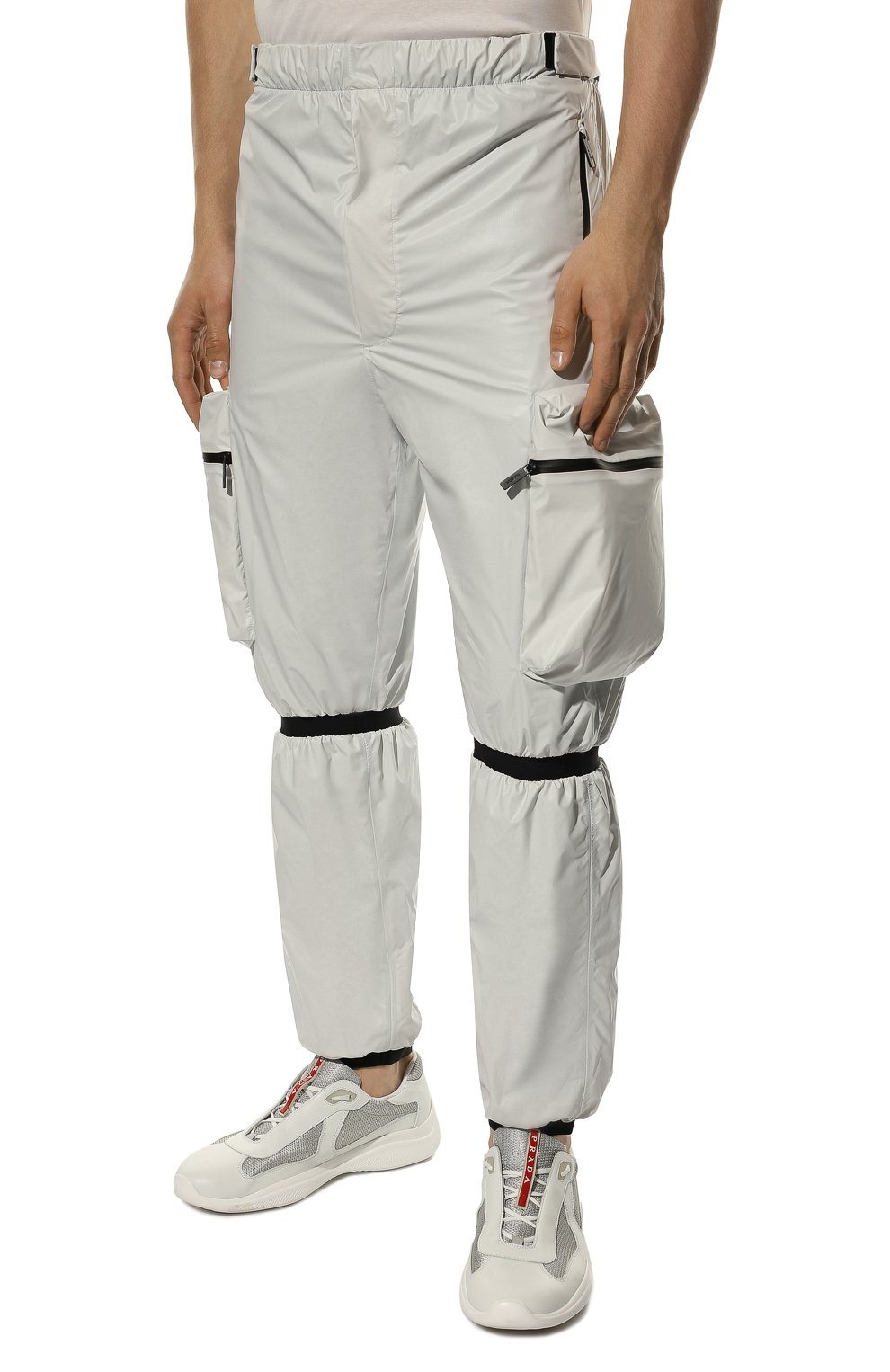 Джоггеры PRADA, арт. SPH125-1T2Y-F0K74-202, фото 3