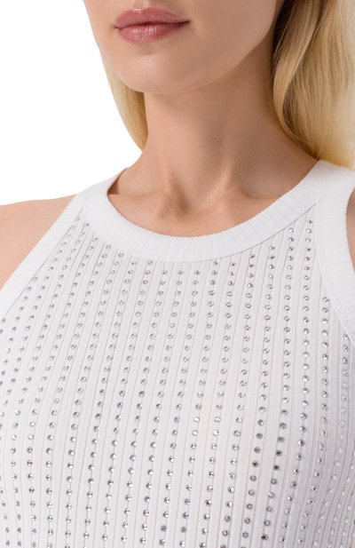 Топ с отделкой стразами THE ATTICO, арт. 251WCN00004/JJJ051TR, фото 5