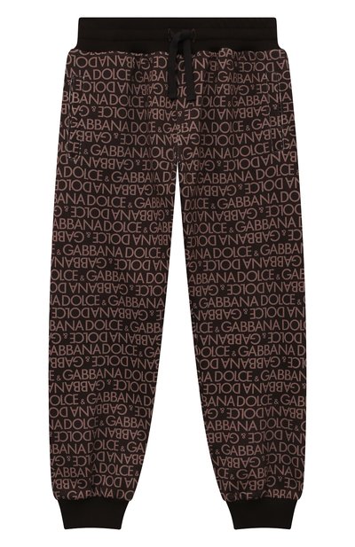 Хлопковые джоггеры DOLCE & GABBANA, арт. L4JPFE/HS7MN/8-14