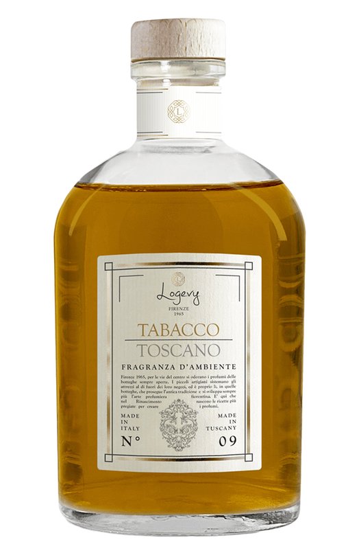 фото Диффузор tabacco toscano / "тосканский табак" (ваза 3000ml + рефил 6x500ml) logevy firenze 1965