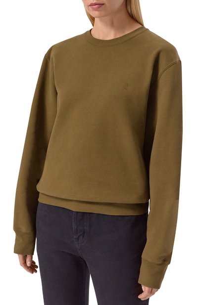 Хлопковый свитшот SAINT LAURENT, арт. 823184/Y36SW, фото 3