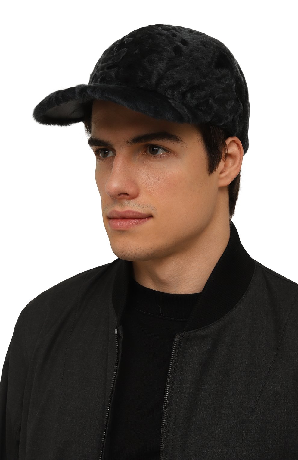 Бейсболка из каракульчи VICTORIA KUSENKOVA, арт. 387100010003, фото 2