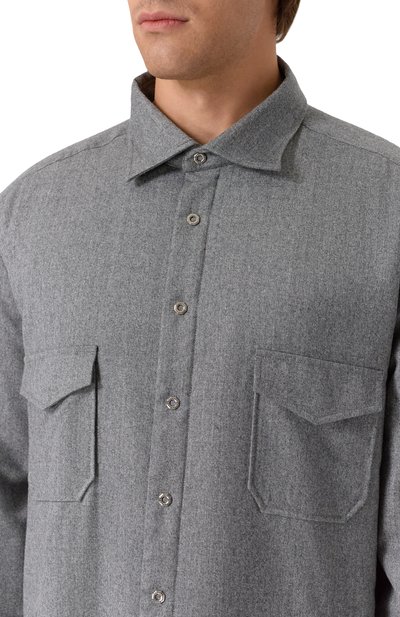 Шерстяная рубашка STEFANO RICCI, арт. MC008053/RD3001, фото 5