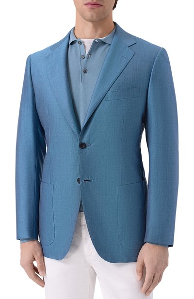 Пиджак из кашемира и шелка KITON, арт. UG81K06R17, фото 4