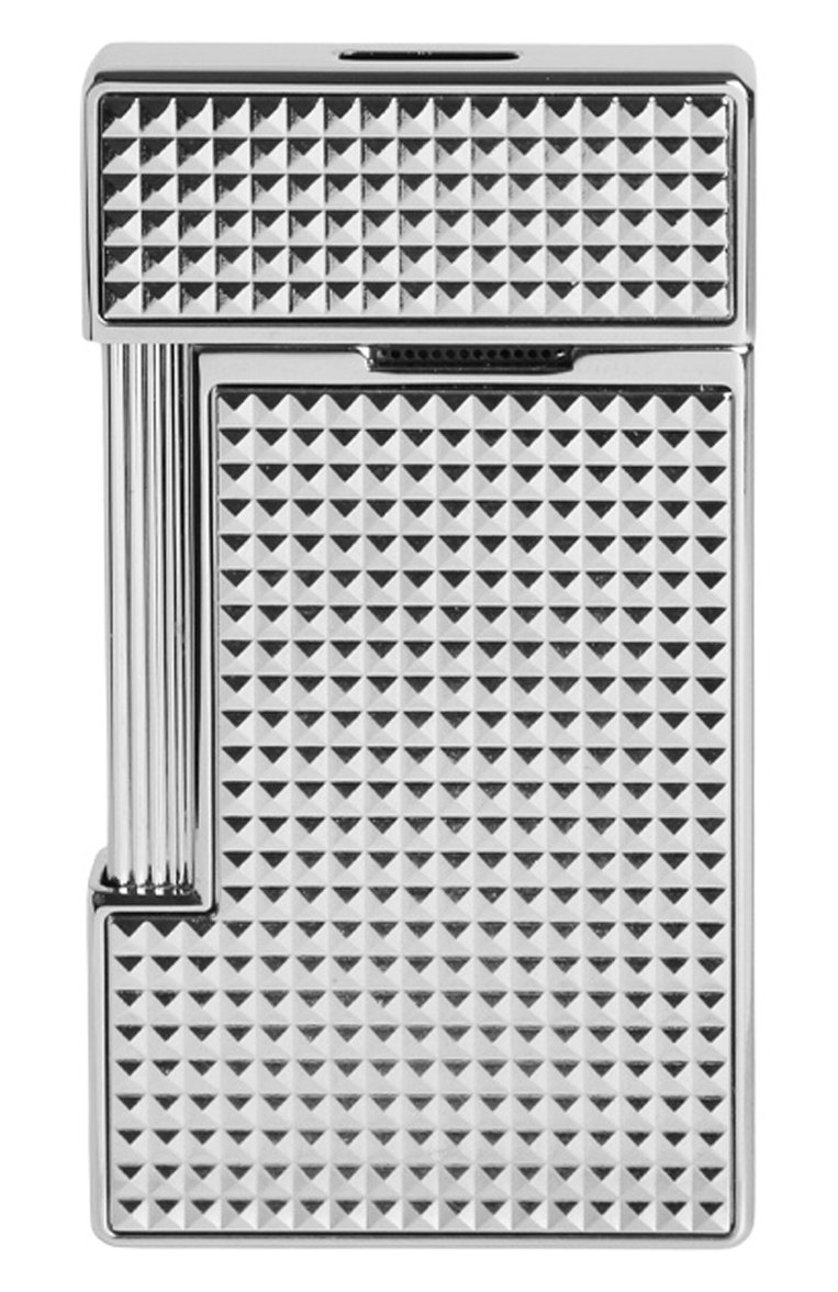 Зажигалка S.T. DUPONT сереб�ряного цвета, арт. 28010 | Фото 4 (Нос: Не проставлено; Региональные ограничения белый список (Axapta Mercury): Не проставлено; Драгоценные камни: Без драгоценных камней; Ограничения доставки: m-style)