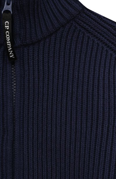 Хлопковый кардиган C.P. COMPANY, арт. CUW004/LHE03/4-8, фото 3