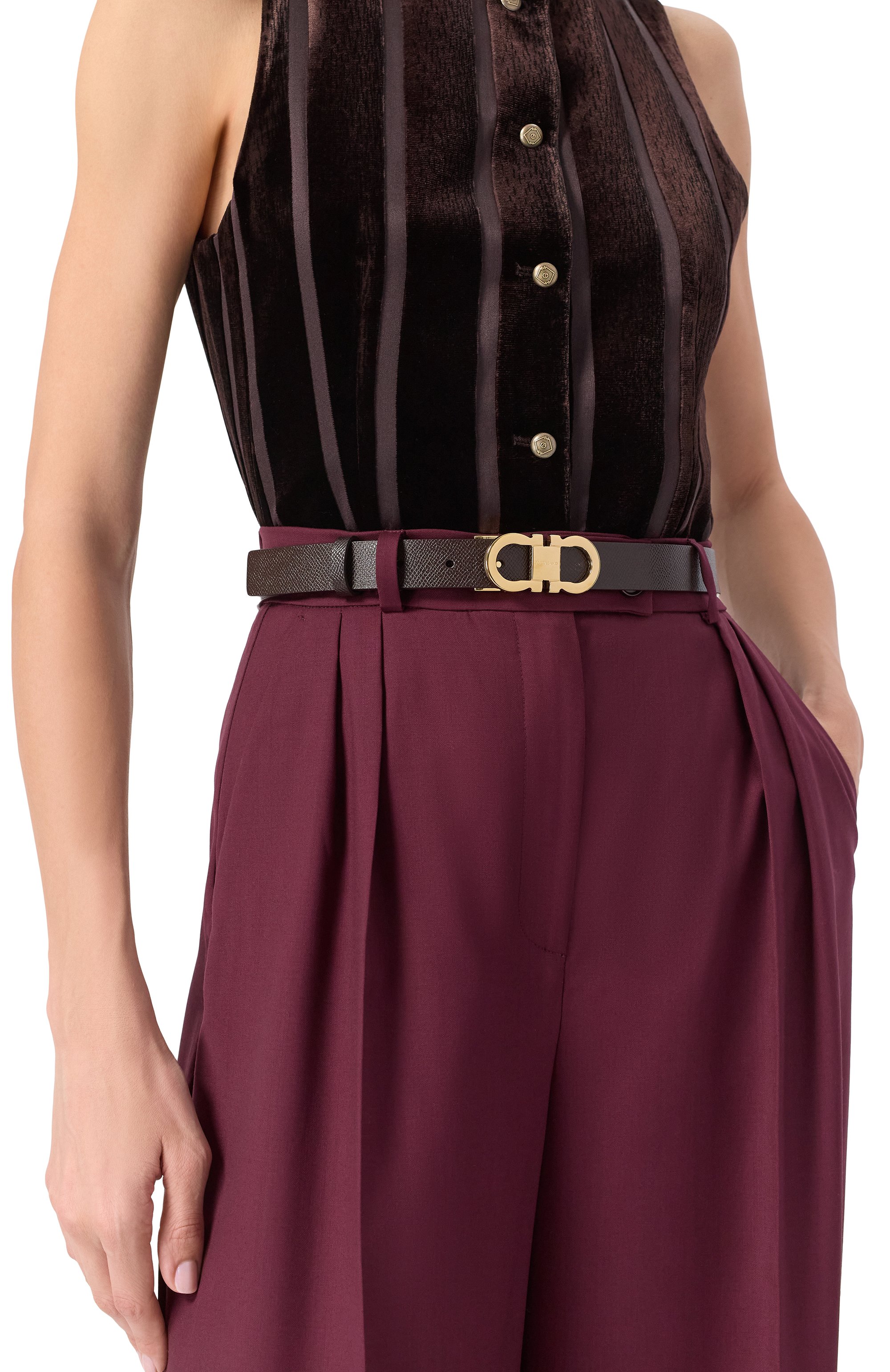 Двусторонний ремень FERRAGAMO, арт. 230294/780408, фото 2