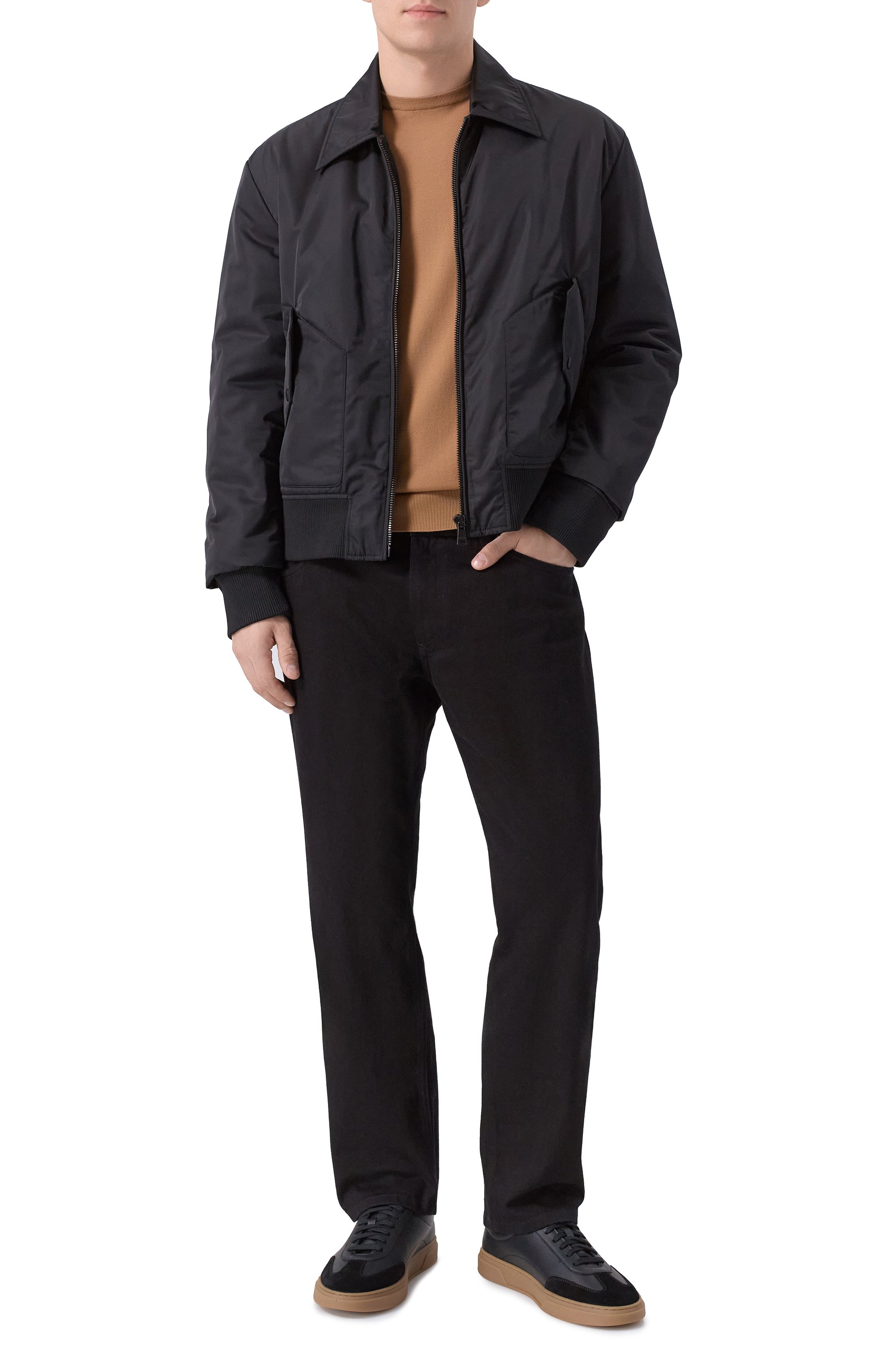 Кожаные кеды kieran BOSS, арт. 50552852, фото 2