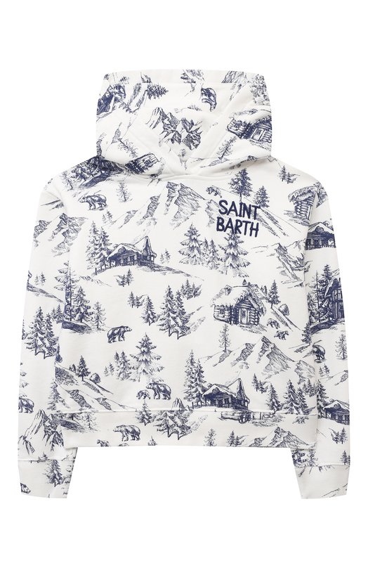 

Хлопковое худи MC2 Saint Barth, Белый