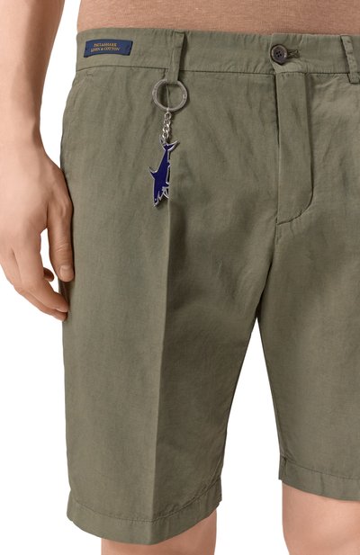 Шорты из хлопка и льна PAUL&SHARK, арт. 25414034, фото 5