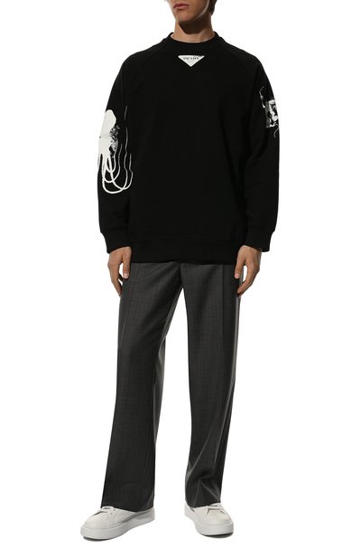 Кожаные кеды PRADA, арт. 4E3583-3G4I-F0964, фото 2