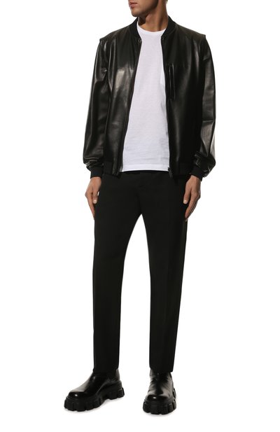 Шерстяные брюки PRADA, арт. UP0152-1XTO-F0002-211, фото 2