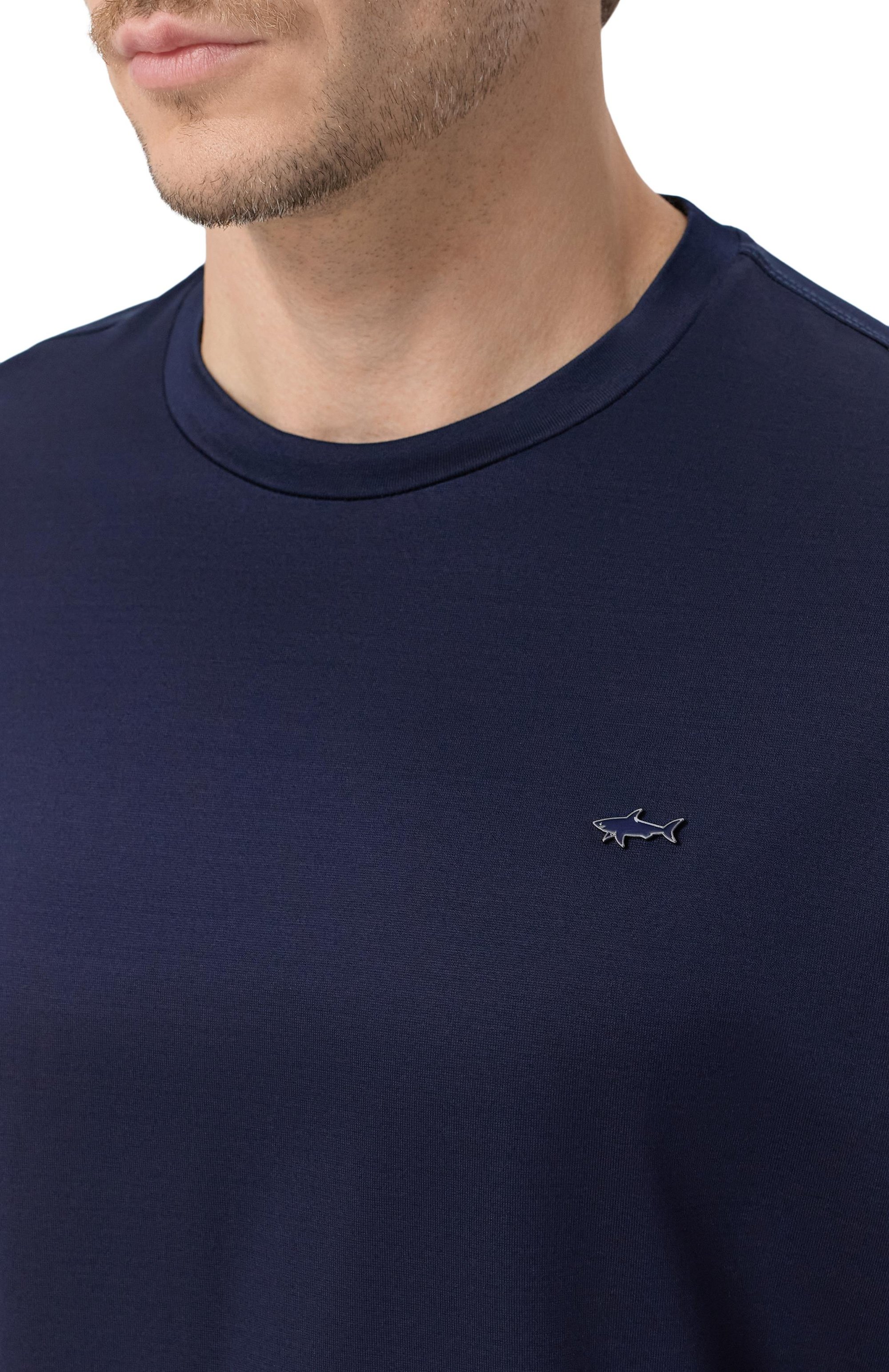 Хлопковый лонгслив PAUL&SHARK, арт. 26411018_001, фото 5