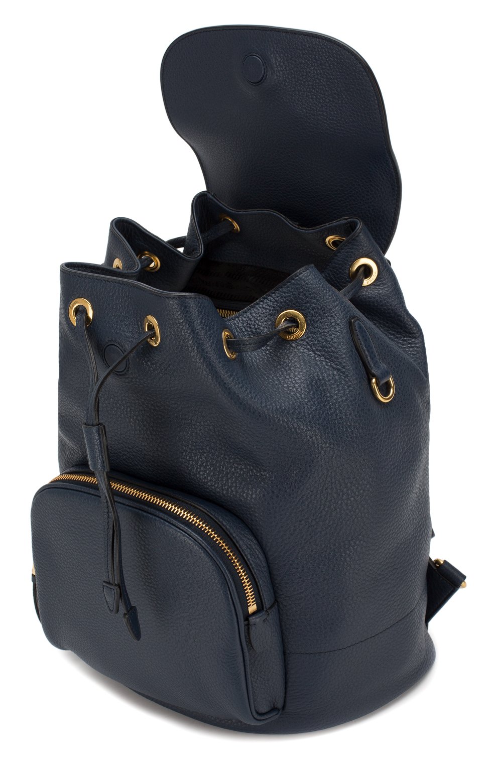 Рюкзак PRADA синего цвета по цене 170000 руб., арт. 1BZ035-2BBE-F0216-OOO, фото 3 Рюкзак PRADA, арт. 1BZ035-2BBE-F0216-OOO, фото 3