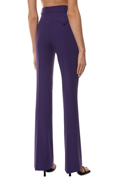 Брюки YULIAWAVE фиолетового цвета по цене 29000 руб., арт. 1A2PS00701277PURP, фото 4 Брюки YULIAWAVE, арт. 1A2PS00701277PURP, фото 4