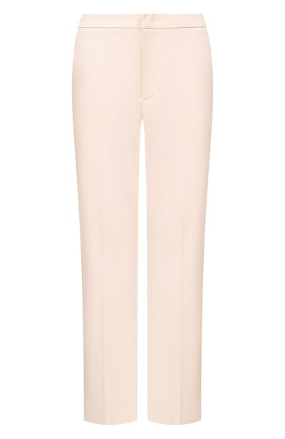 Женские брюки из хлопка и шелка MVST, арт. M26.CSW.T418/SILK P0PELINE