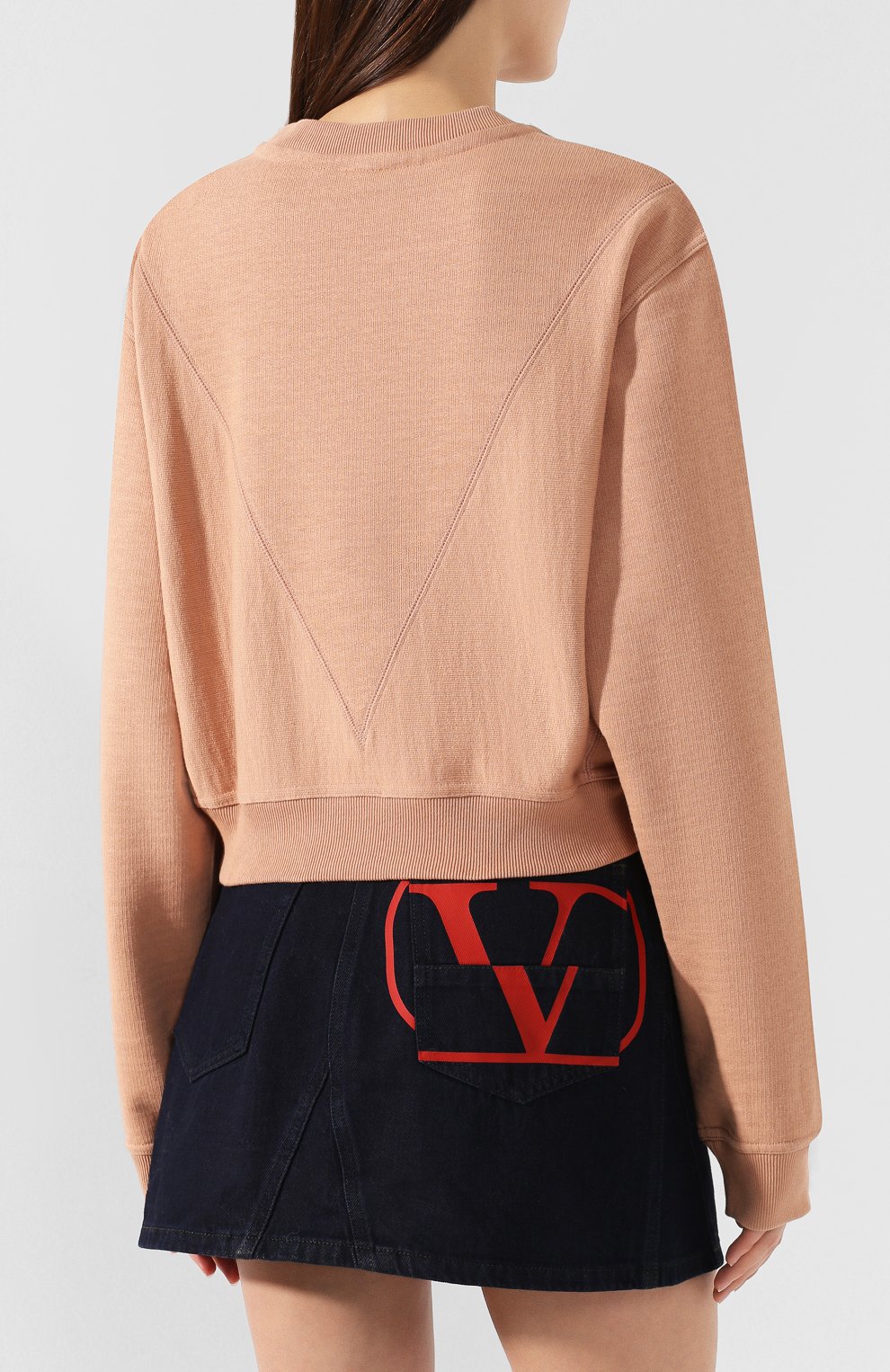 Хлопковый свитшот reebok x victoria beckham REEBOK, арт. FQ7920, фото 4