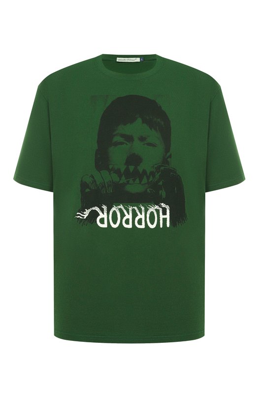 Хлопковая футболка Undercover UC2E3803 Зелёный UC2E3803