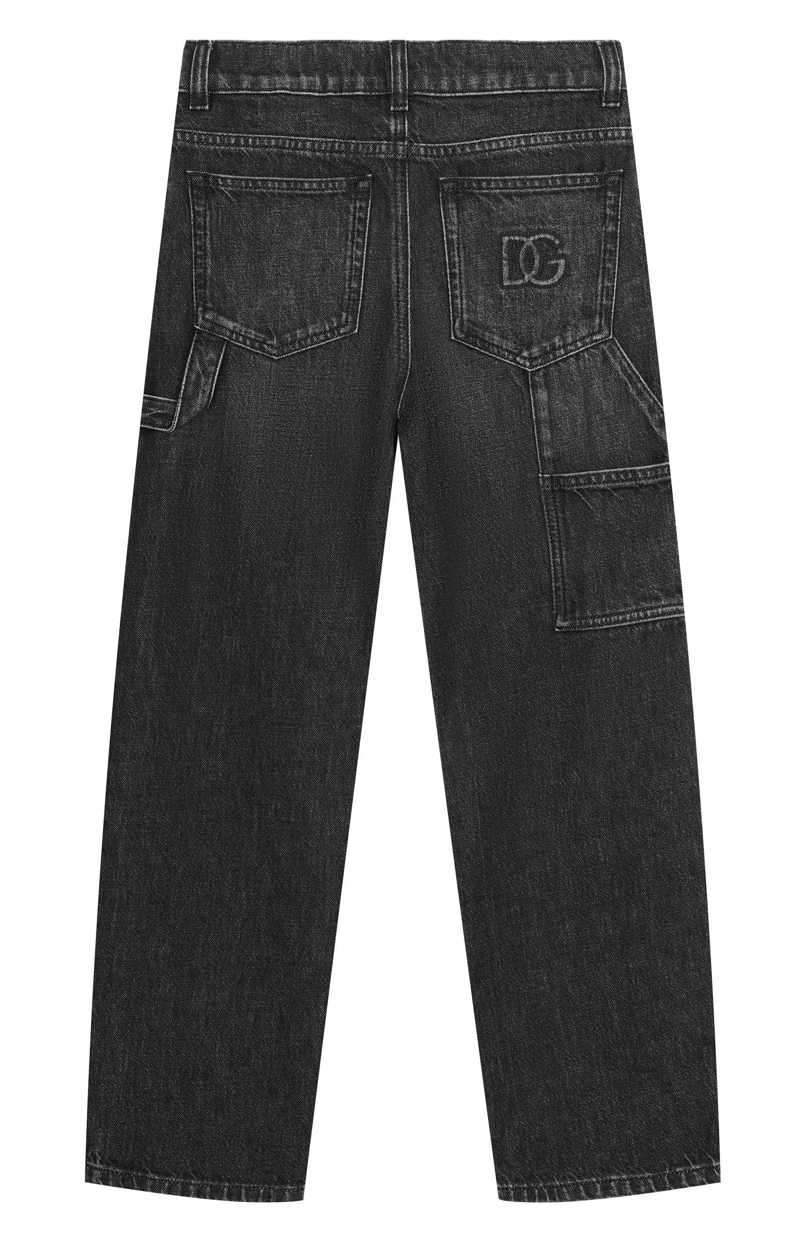 Джинсы DOLCE & GABBANA темно-серого цвета по цене 47800 руб., арт. L42F80/LDE25, фото 2 Джинсы DOLCE & GABBANA, арт. L42F80/LDE25, фото 2