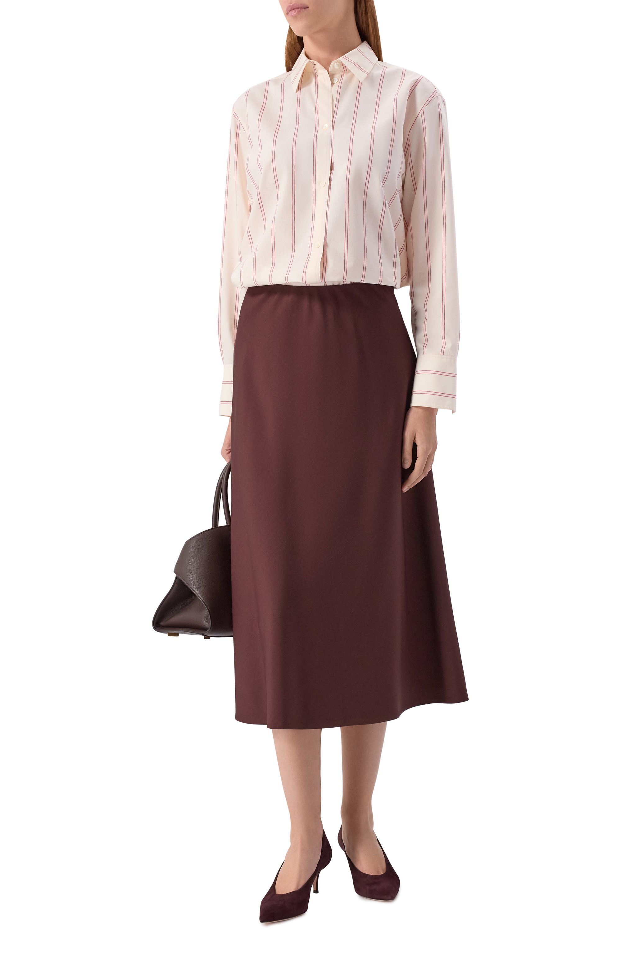 Замшевые туфли robbie 55 GIANVITO ROSSI темно-бордового цвета по цене 99100 руб., арт. G22273.55RIC.CAMB0UR, фото 3 Замшевые туфли robbie 55 GIANVITO ROSSI, арт. G22273.55RIC.CAMB0UR, фото 3