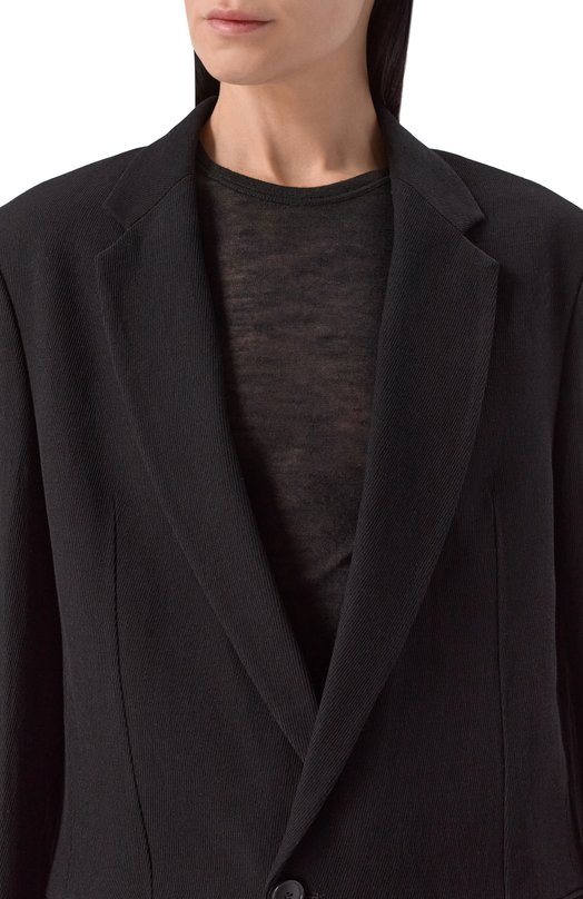 Жакет из вискозы и льна Petar Petrov S26TJ8 Чёрный  S26TJ8 Фото 5