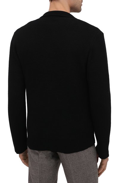 Шерстяной пиджак DANIELE FIESOLI черного цвета по цене 34000 руб., арт. DF 0114, фото 4 Шерстяной пиджак DANIELE FIESOLI, арт. DF 0114, фото 4