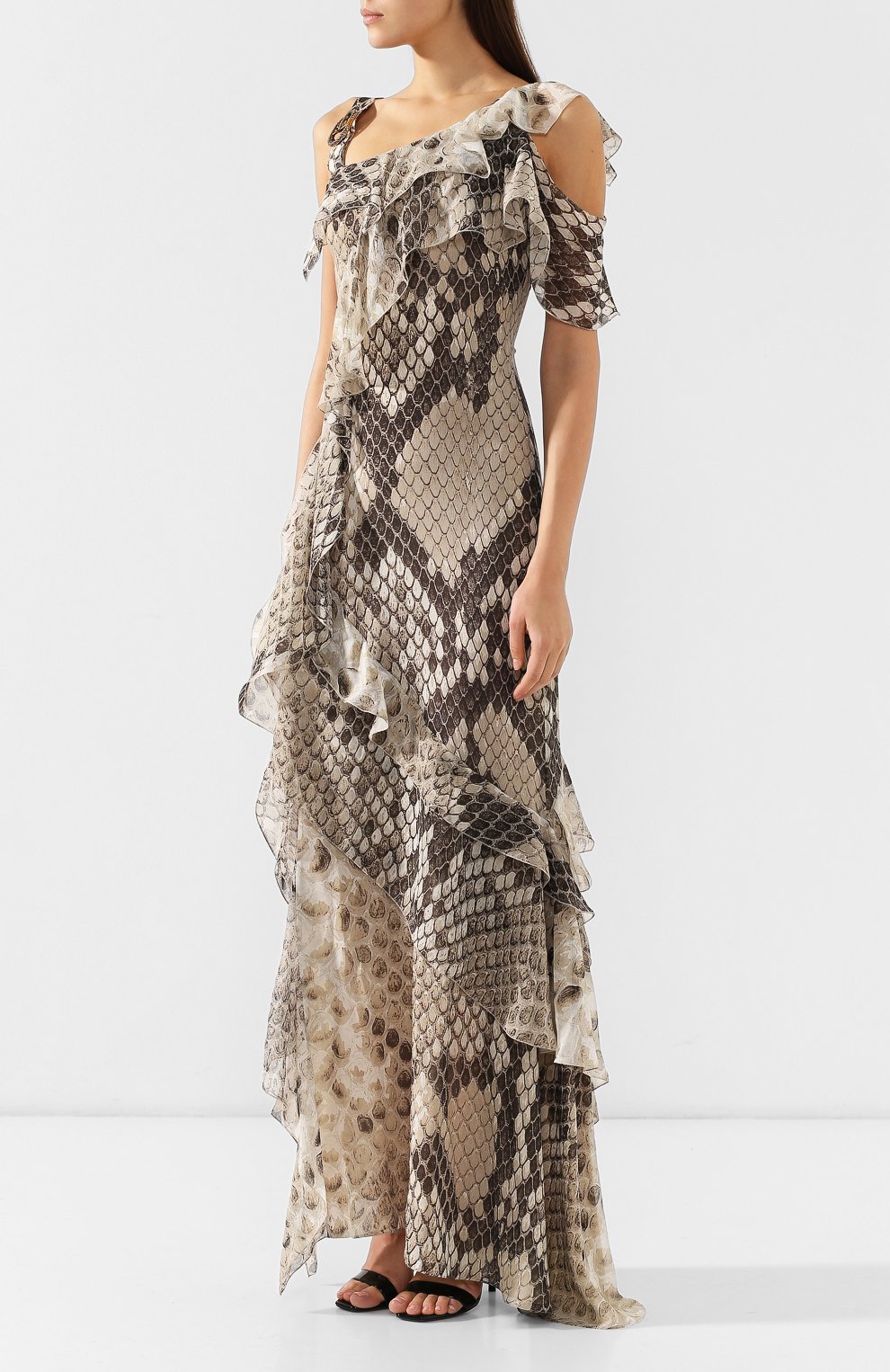 Шелковое платье ROBERTO CAVALLI, арт. IQT172/GFP64, фото 3