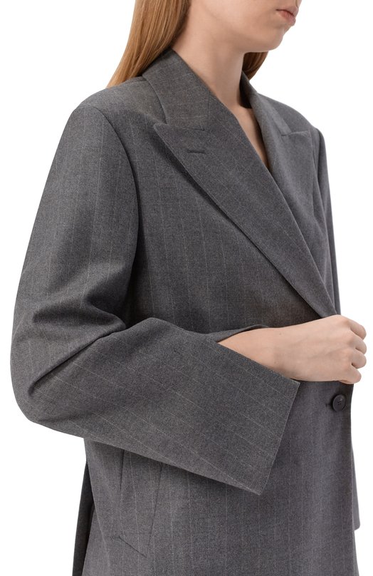 Шерстяной жакет Windsor 52 DS609 10018353/30049192 Серый  52 DS609 10018353/30049192 Фото 5