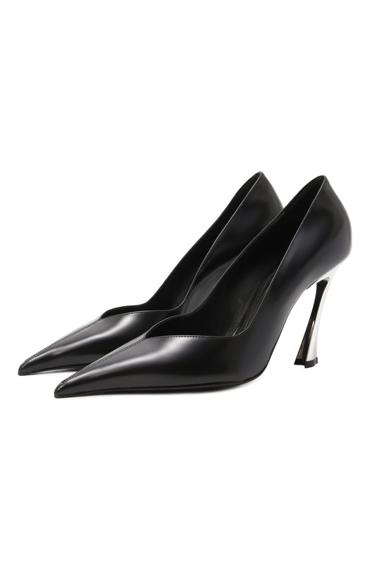 Кожаные туфли Mugler MUWSS25SC051_SB001 Чёрный MUWSS25SC051_SB001