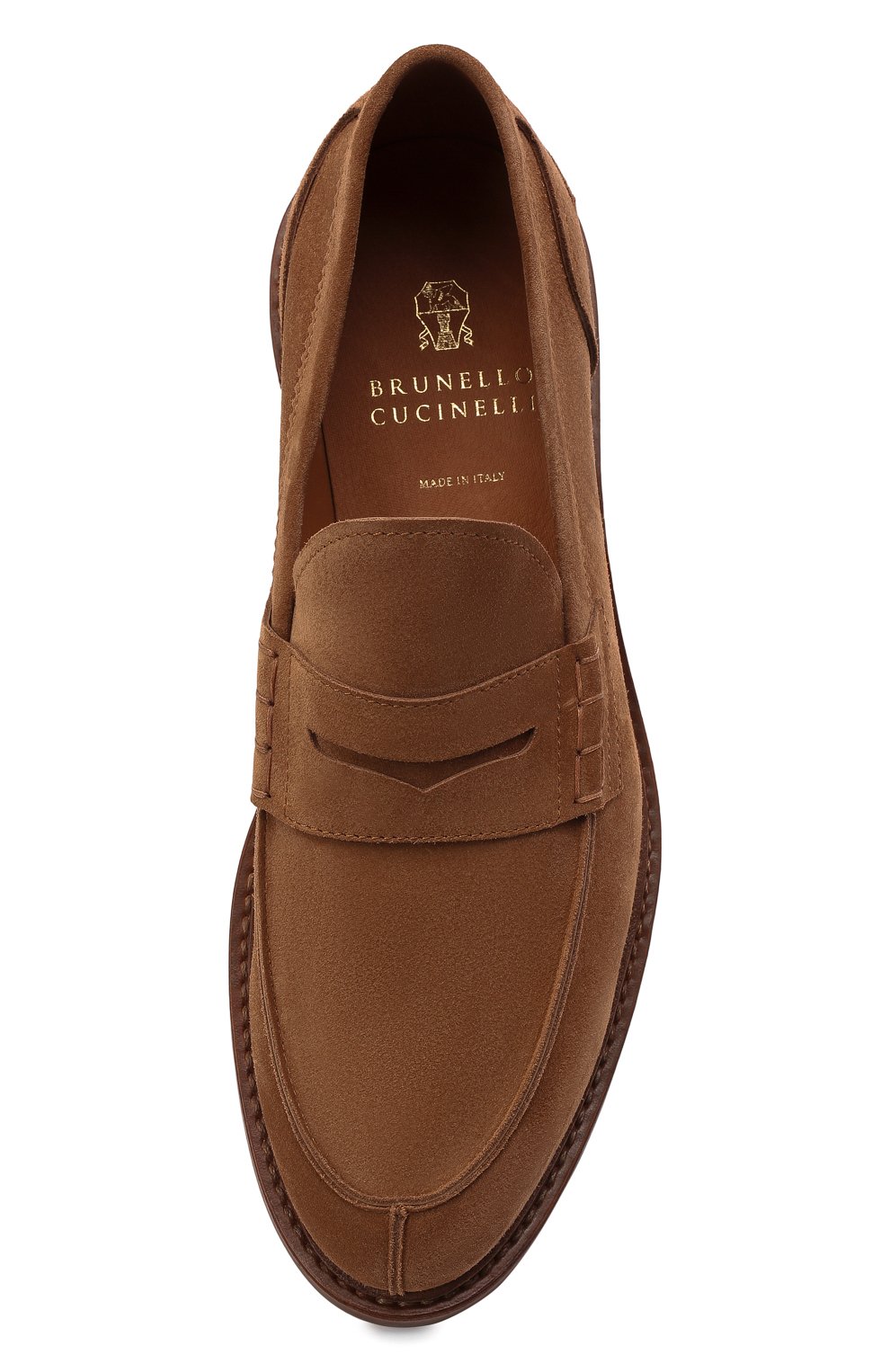 Замшевые пенни-лоферы BRUNELLO CUCINELLI, арт. MZUINAF829, фото 6