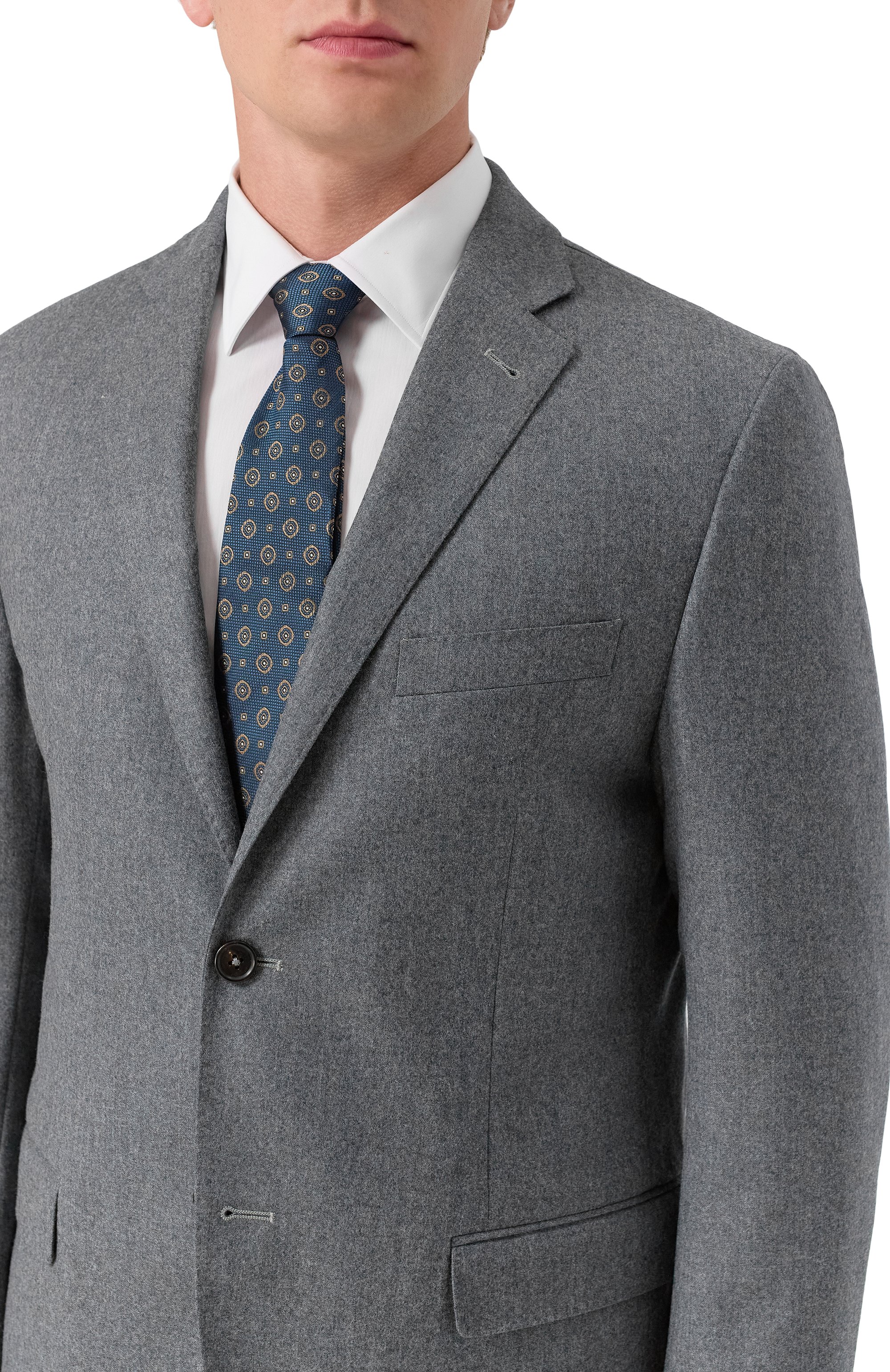 Шерстяной костюм CORNELIANI серого цвета по цене 168500 руб., арт. 266005-2618111_SET, фото 6 Шерстяной костюм CORNELIANI, арт. 266005-2618111_SET, фото 6