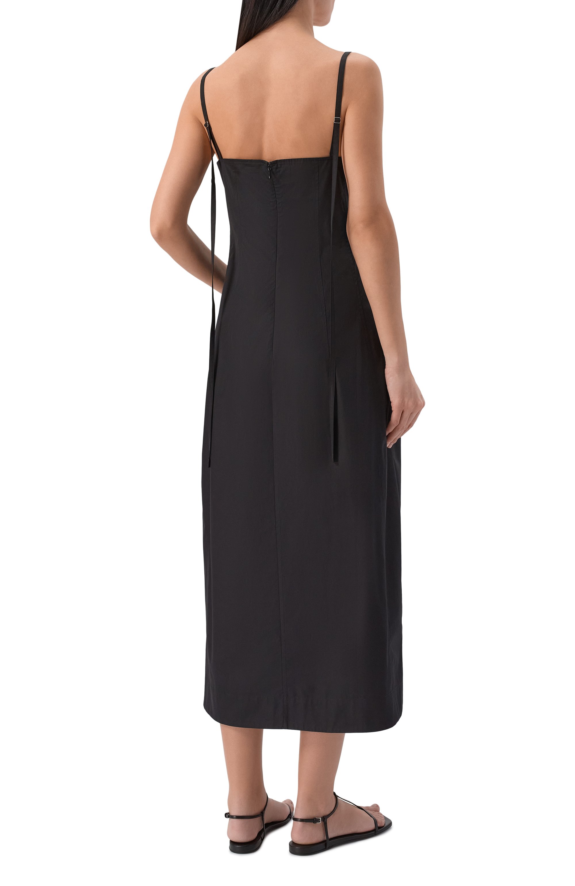 Хлопковое платье CO черного цвета по цене 99500 руб., арт. 4582LCSP-C0RE, фото 3 Хлопковое платье CO, арт. 4582LCSP-C0RE, фото 3