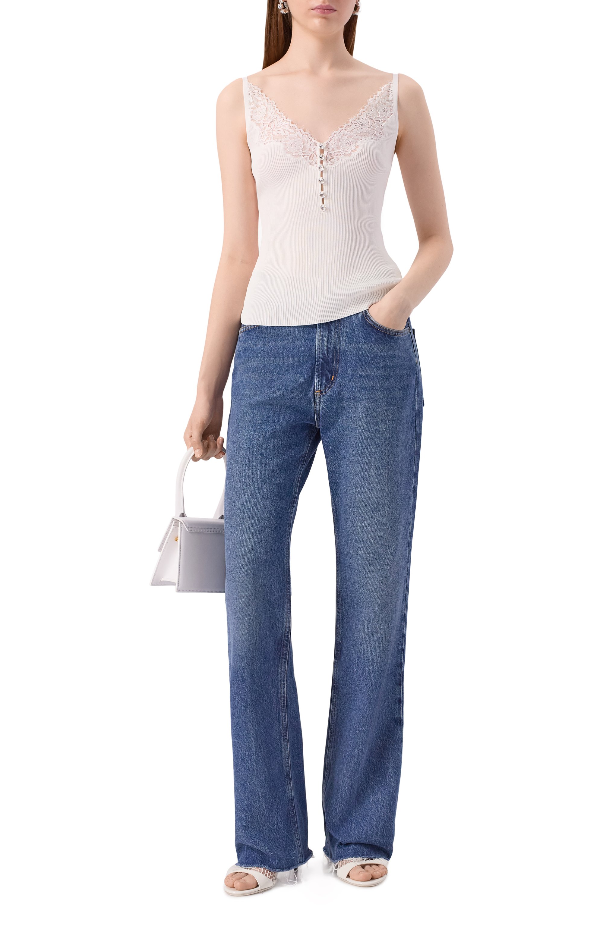 Майка SELF-PORTRAIT, арт. PF25042TW, фото 2