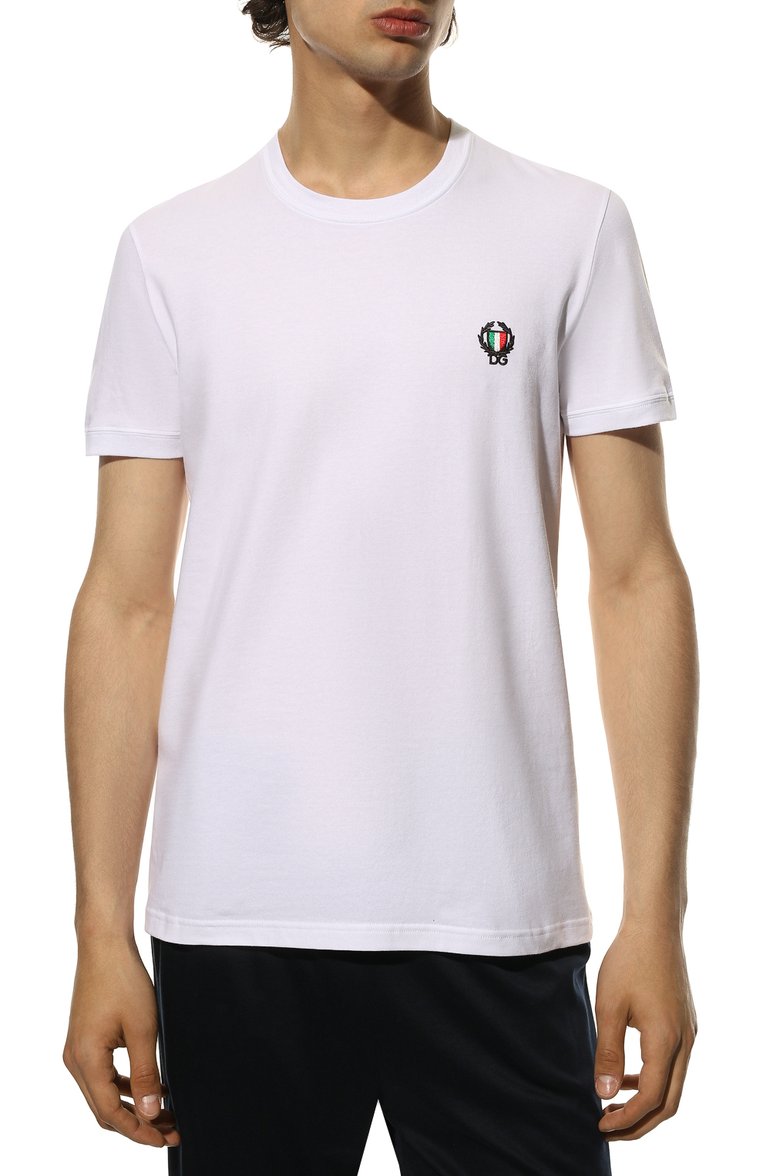 Хлопковая футболка DOLCE & GABBANA, арт. M8C03J/FUECG, фото 1