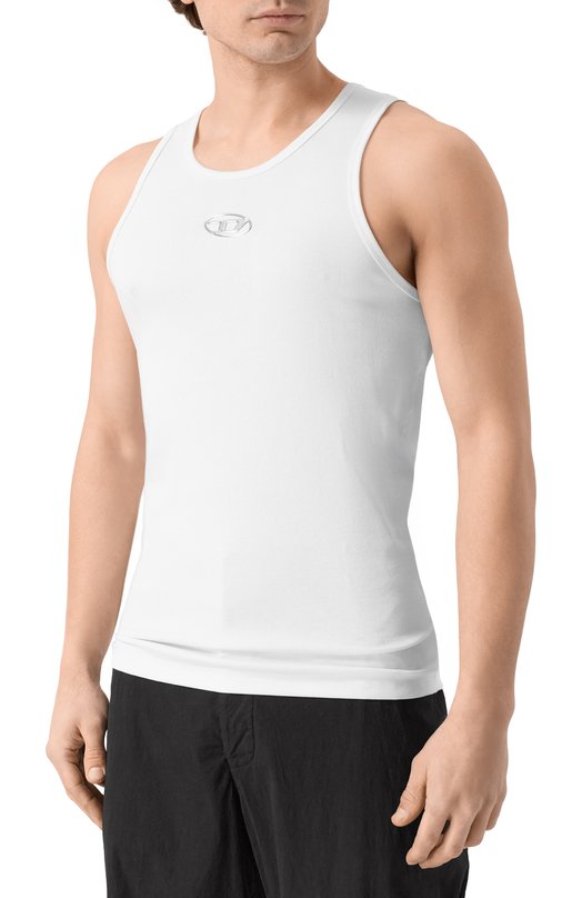 Хлопковая майка Diesel A21742/0JMBA Белый  A21742/0JMBA Фото 3