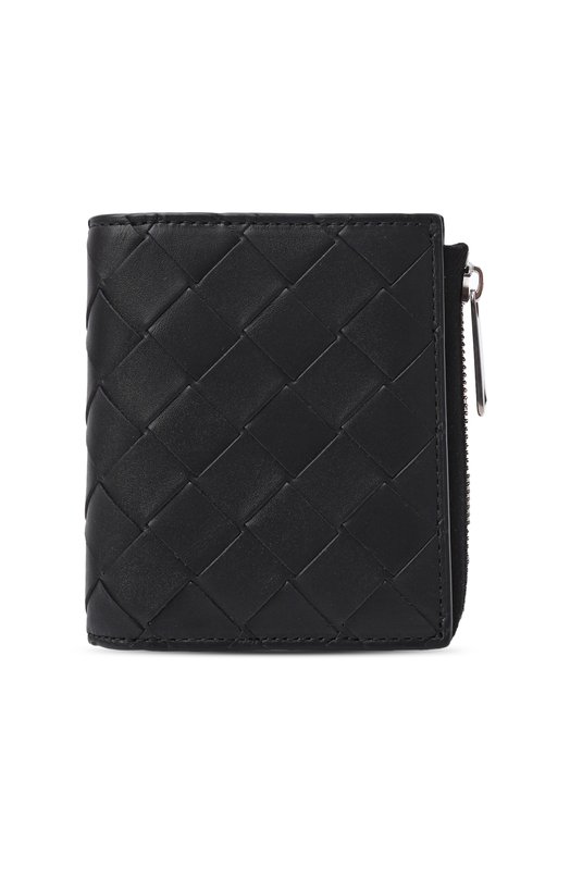 Кожаное портмоне Bottega Veneta 775546/VCPQ4 Чёрный 775546/VCPQ4
