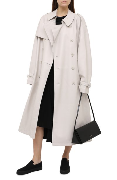 Текстильные слипоны THE ROW, арт. F1179-V20, фото 2