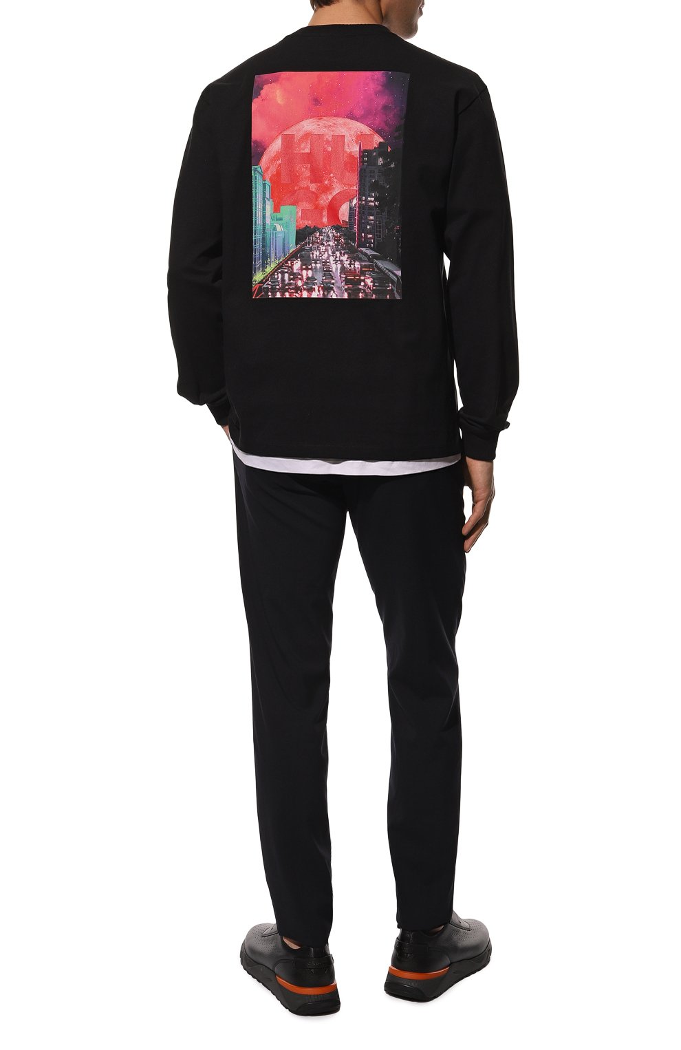 Хлопковый лонгслив HUGO, арт. 50486122, фото 2