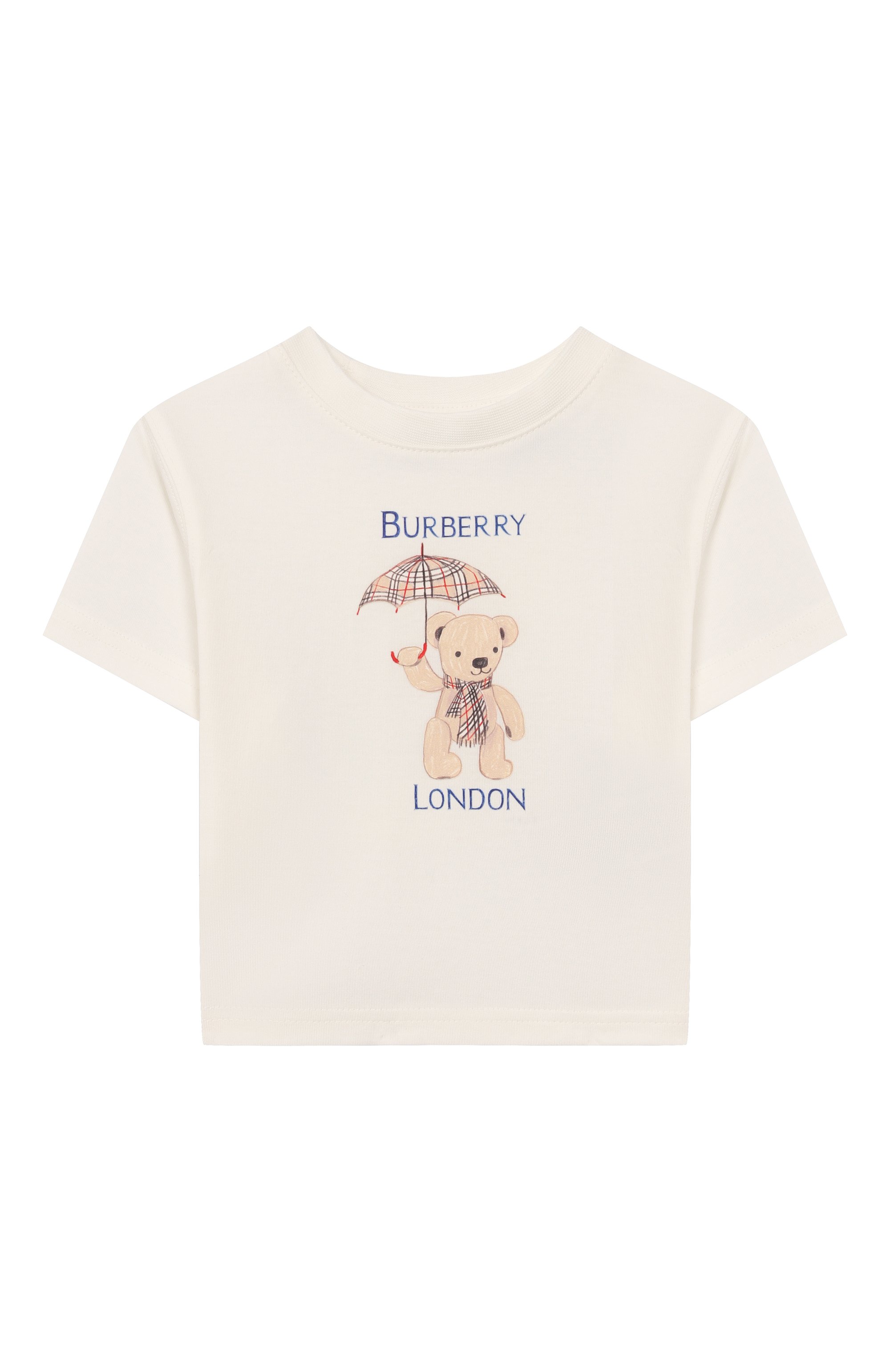 Хлопковая футболка BURBERRY, арт. 8128138, фото 1