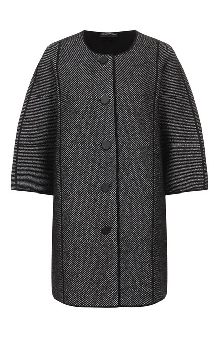 Женское двустороннее пальто из шерсти и хлопка EMPORIO ARMANI, арт. EW001235/AF18163