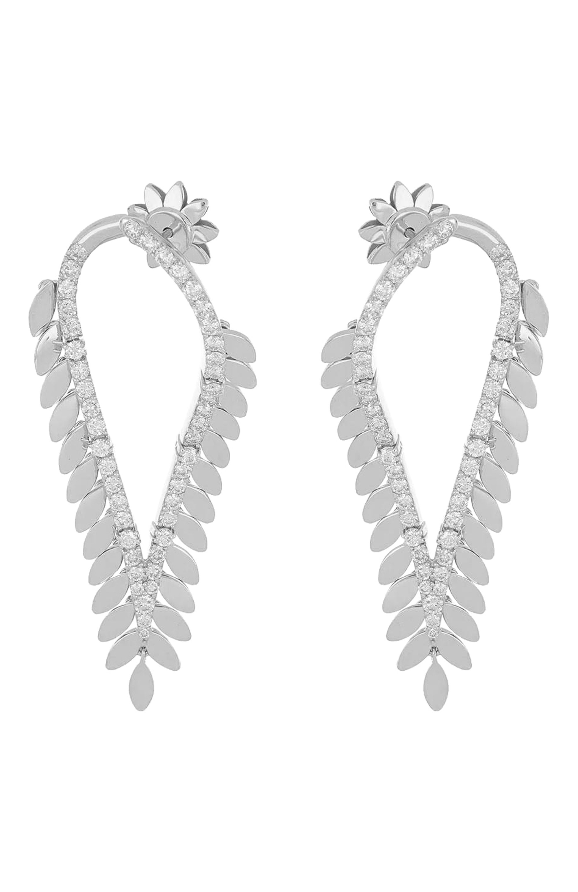 Серьги FERRIFIRENZE бесцветного цвета по цене 3335000 руб., арт. FF046EA800, фото 1 Серьги FERRIFIRENZE, арт. FF046EA800, фото 1