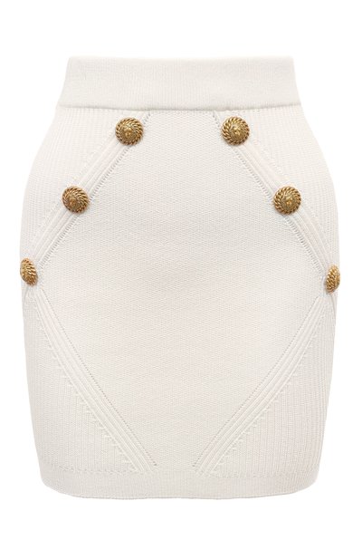 Женская юбка из вискозы BALMAIN, арт. BF0LB194KF24