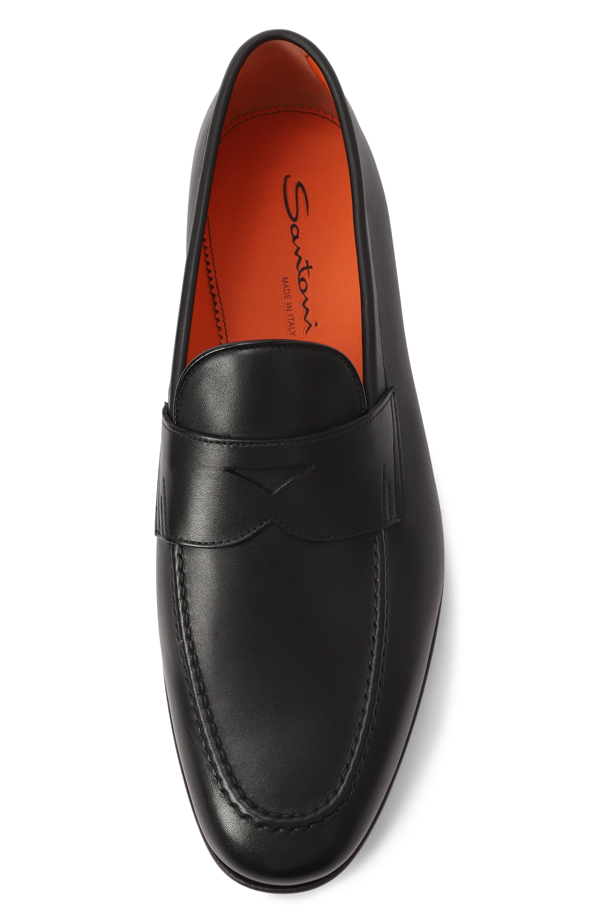 Кожаные пенни-лоферы carlos SANTONI, арт. MCNG19044LA3GNTG, фото 6