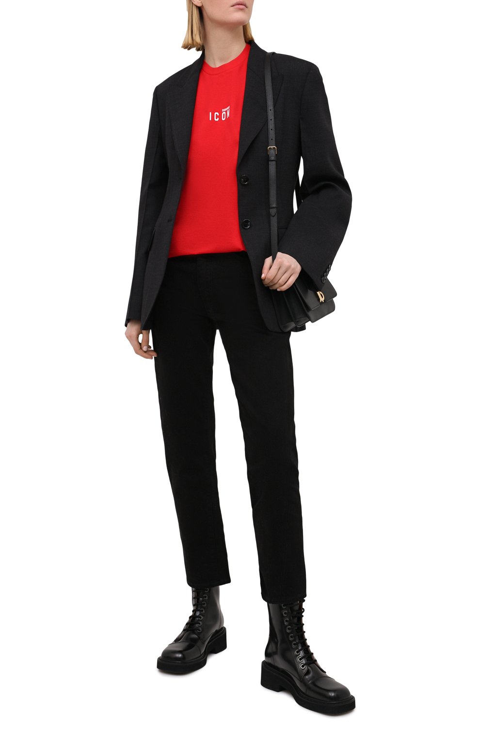 Хлопковая футболка DSQUARED2, арт. S80GC0009/S23009, фото 2