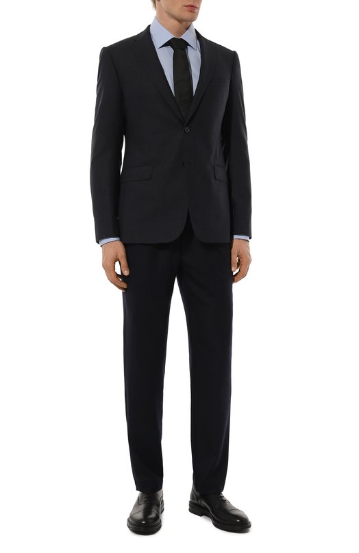 Шерстяной пиджак Emporio Armani EM000095/TE10982 Синий  EM000095/TE10982 Фото 2