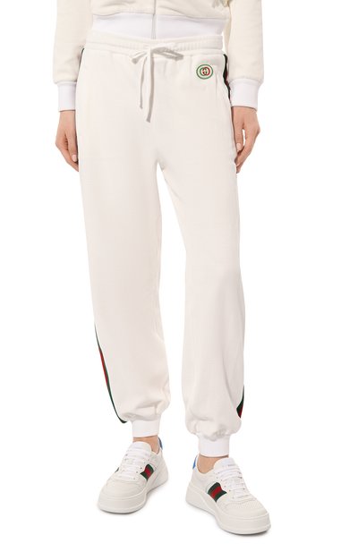 Хлопковые джоггеры GUCCI, арт. 678641 XJDYG, фото 3